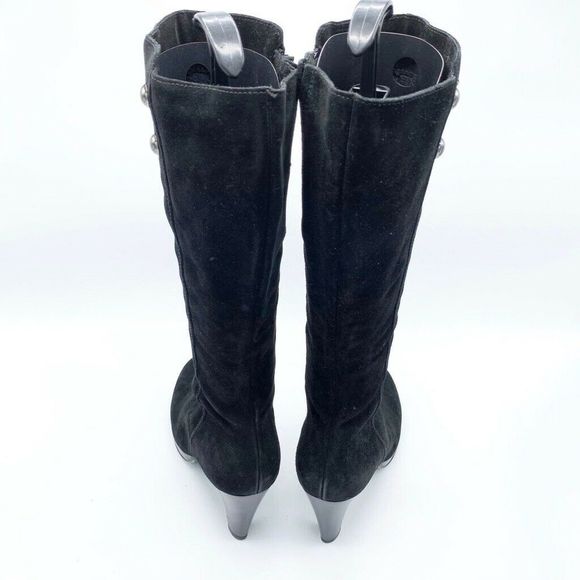 La Canadienne Mazy Knee High Boots Zip Block Heels - Picture 5 of 8